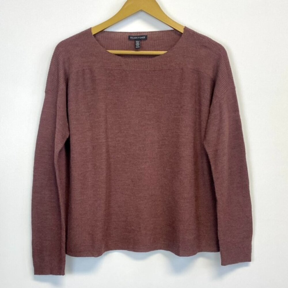Eileen Fisher 100% Merino Wool Sweater